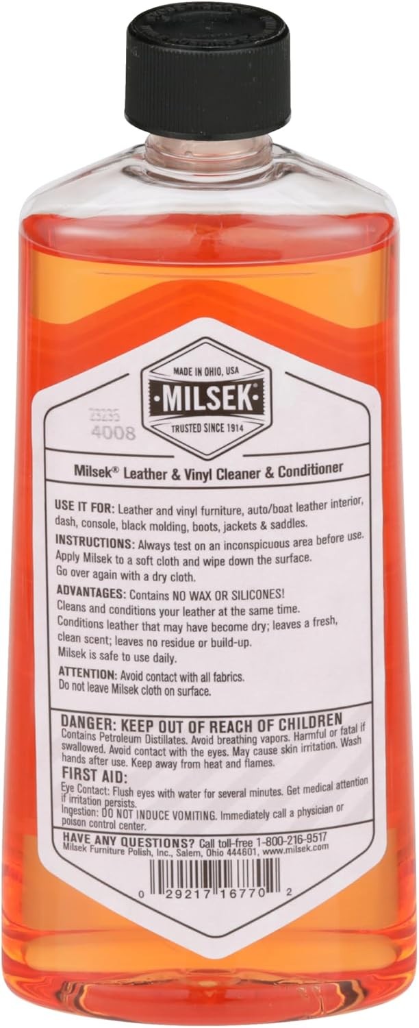 Leather & Vinyl Cleaner & Conditioner – Cleaning Supplies for Leather Home