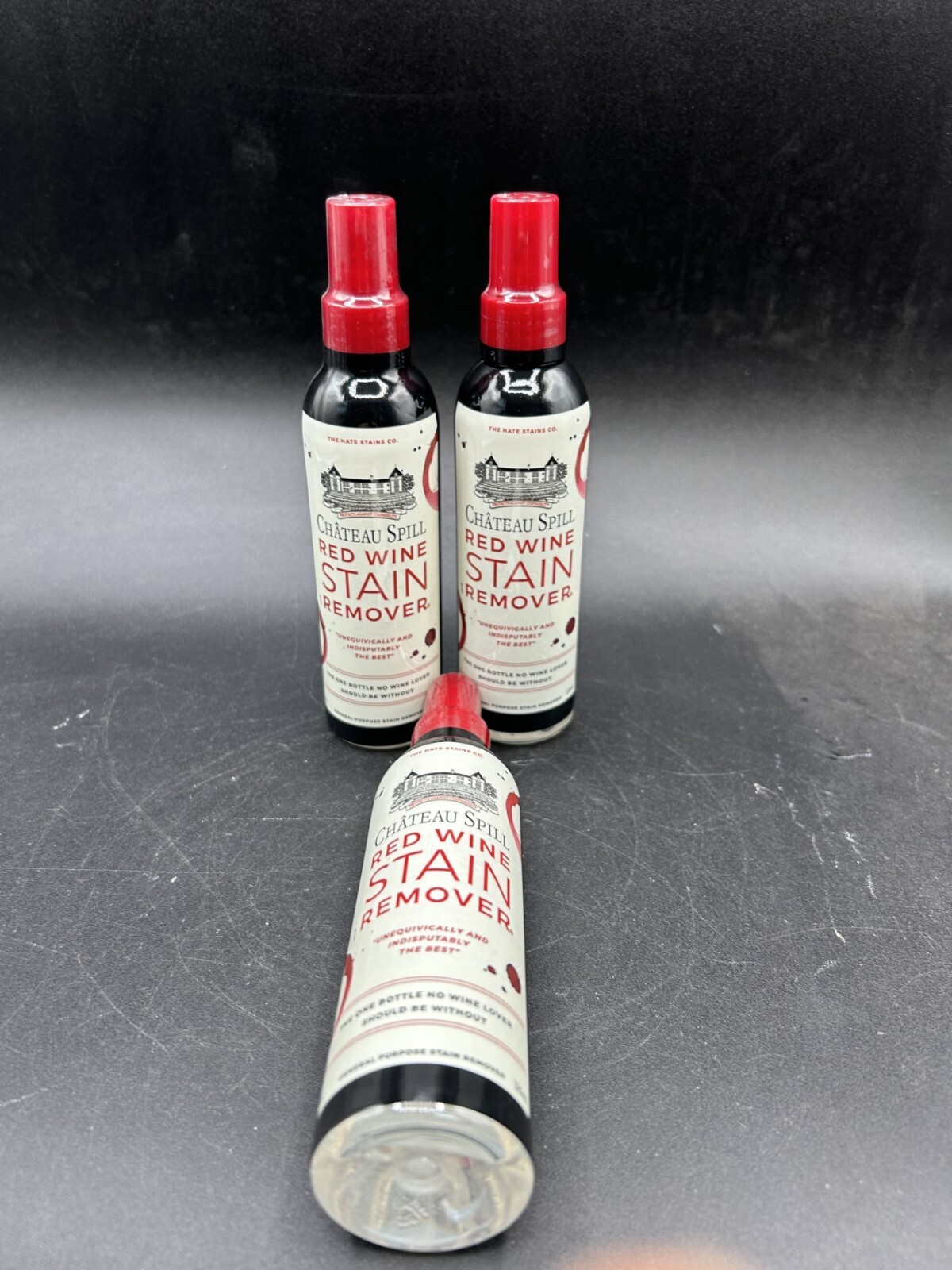 LOT OF 3 – CHATEAU SPILL Red Wine Stain Remover Spray – 4 Oz