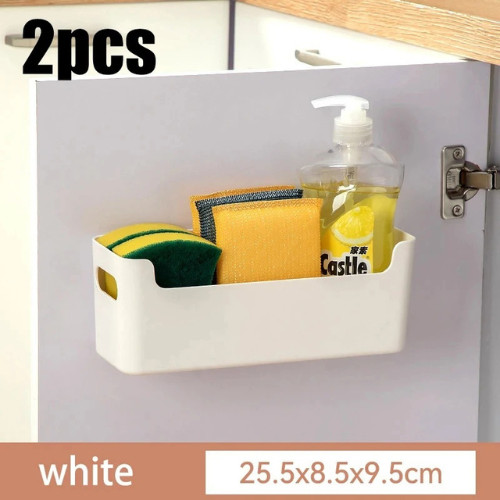 Wall Mounted Storage Box Cabinet Door Organizer Kitchen Hanging Container USA