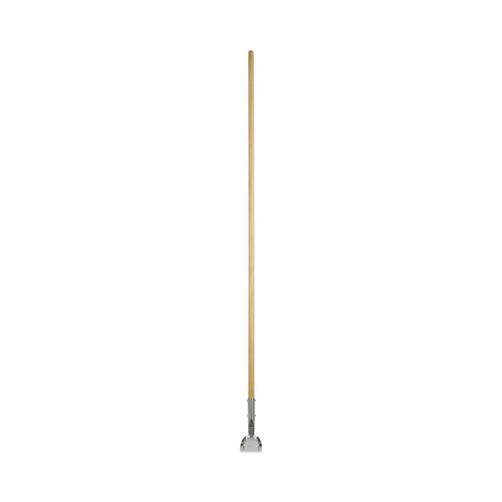 Boardwalk 1490 1 in. x 60 in. Swivel Head Clip-On Dust Mop Handle – Natural New