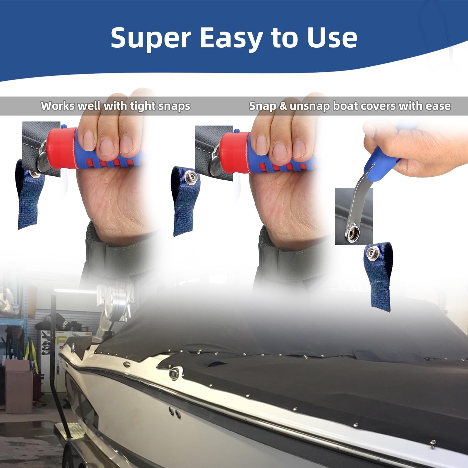 Cnosky Snap Tool for Boat Canvas Snaps, Practical Canvas Snap Removal Tool wi…