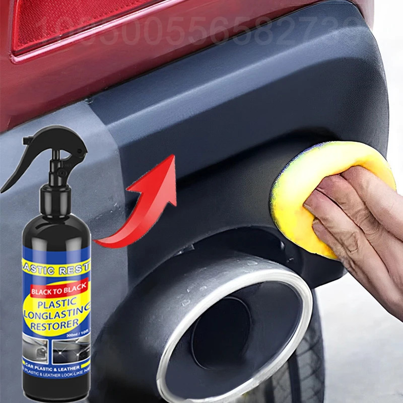 Car Plastic Restorer Back to Black Gloss Car Cleaning Products Plastic Leather R