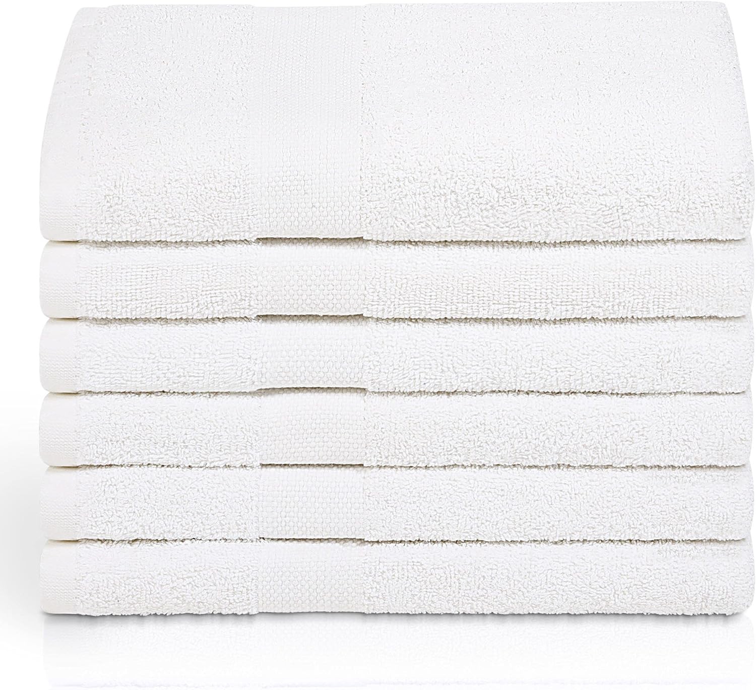 Simpli-Magic 79404 Bath Towels, White, 25×50 Inches Towels for Pool, Spa, and