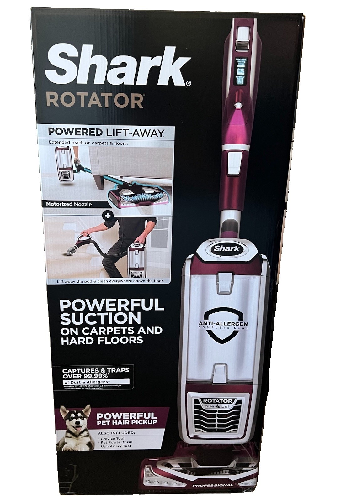 NEW – Shark Rotator NV752 Powered Lift-Away Upright Vacuum Cleaner