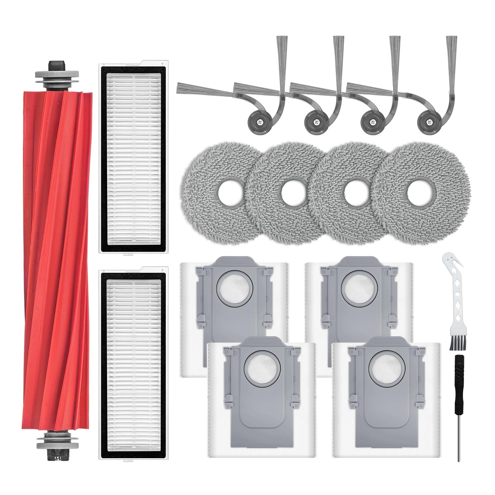 kiigii QV 35A Replacement Parts for Roborock QV 35A / QV 35S / Qrevo S Pro/QR…
