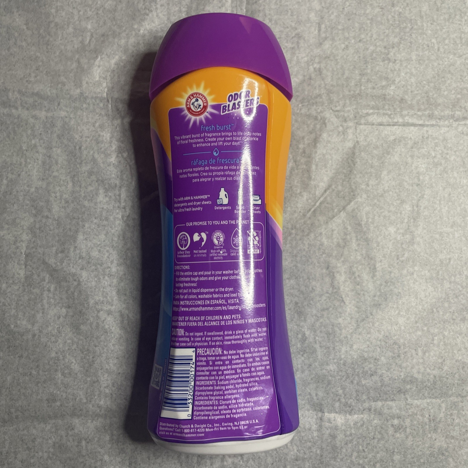 Arm & Hammer Odor Blasters Laundry In-Wash Scent Booster Fresh Burst