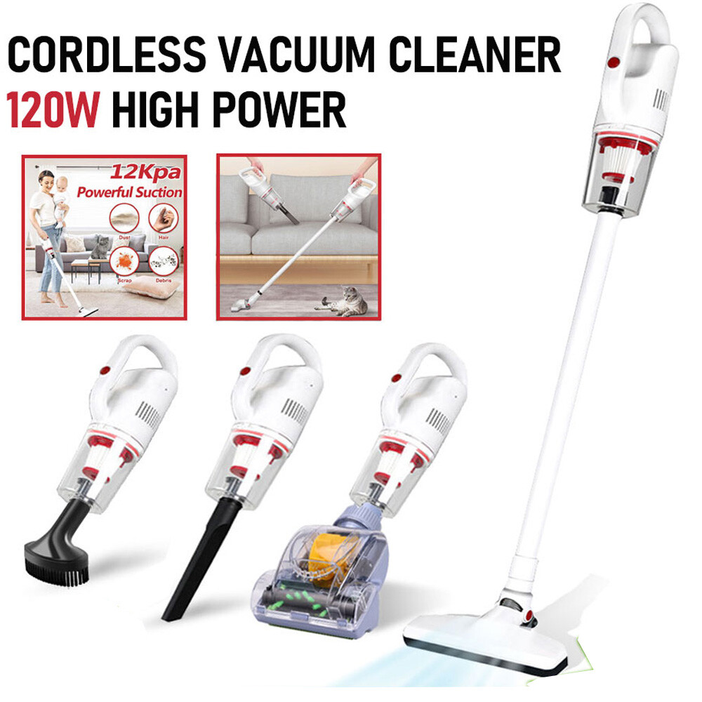 4-IN-1 Cordless Stick Vacuum Cleaner Floor 35 Min Stick Handheld Carpet Pet Hair