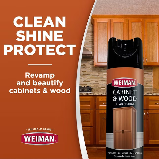 Weiman Products Cabinet and Wood Clean + Shine 17 -fl oz Fresh Scent Wood furnit
