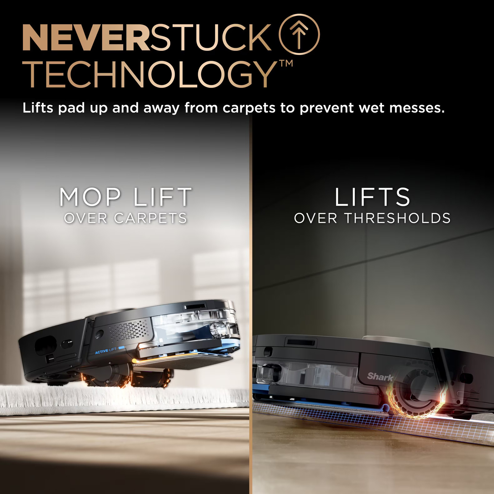 Shark – Robot Vacuum & Mop PowerDetect NeverTouch Pro, Combo, Self-Emptying &…