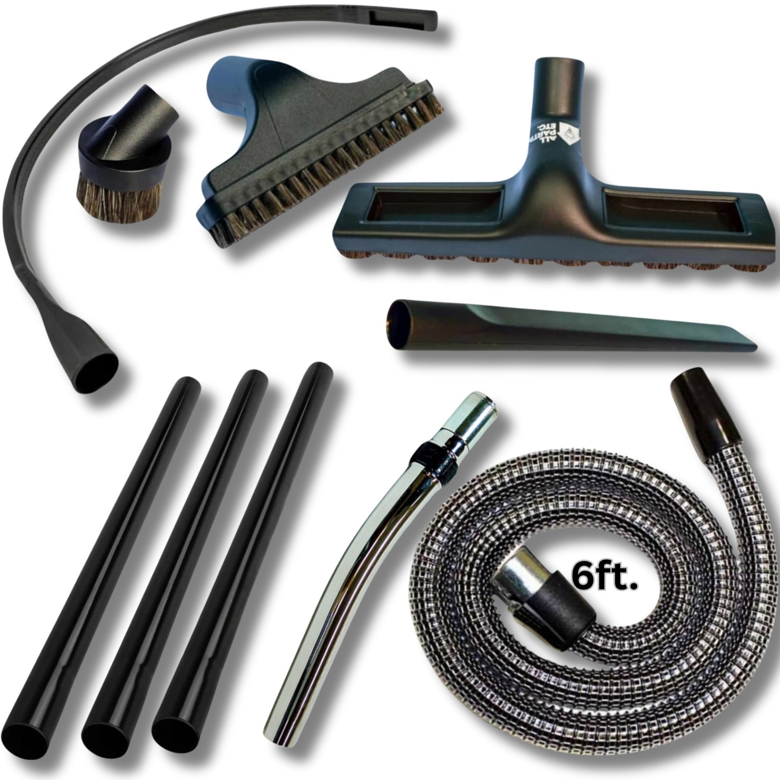 Rainbow Vacuum Attachment Kit 10-Pieces – Fits D3, D4, D4C, SE Models Only