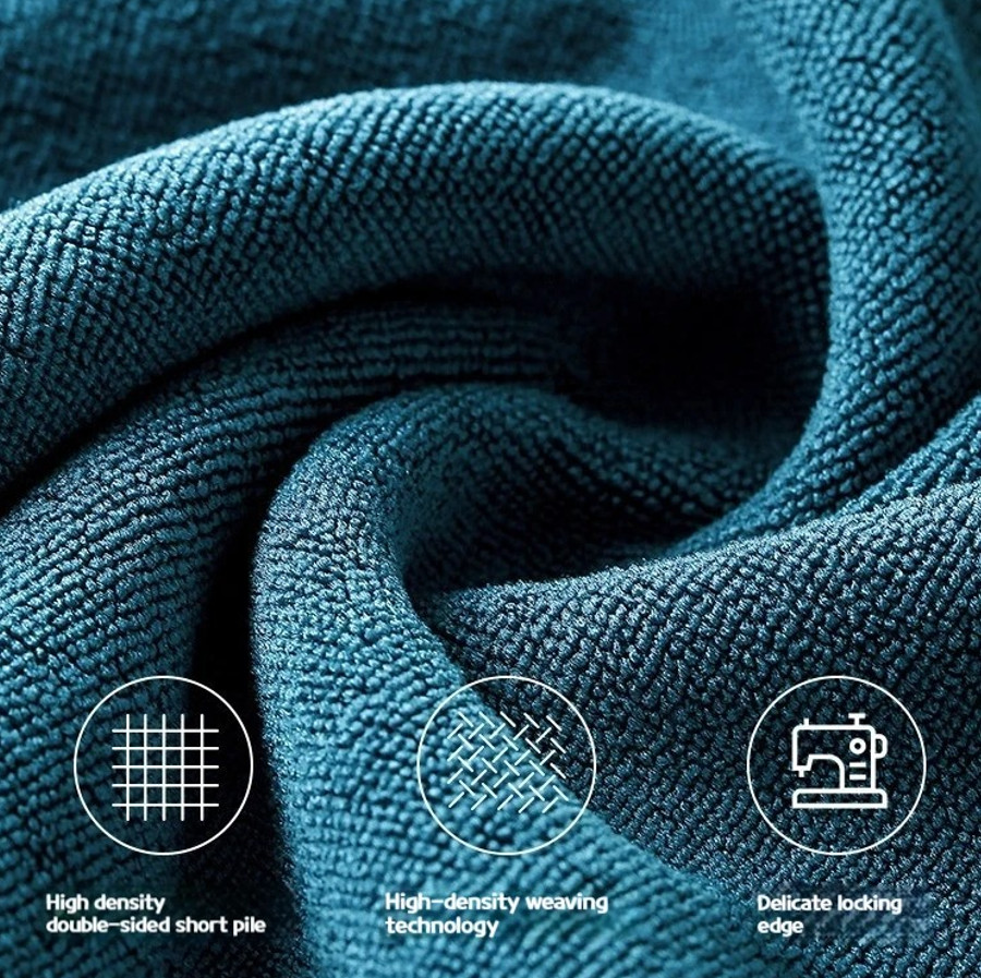 1Pcs Microfiber Car Wash Towel Lint-Free Ultra Soft Drying Cloth for Detailing