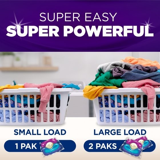 ARM & HAMMER Plus OxiClean 5-in-1 Laundry Detergent Power Pks, Fresh Burst 42cnt