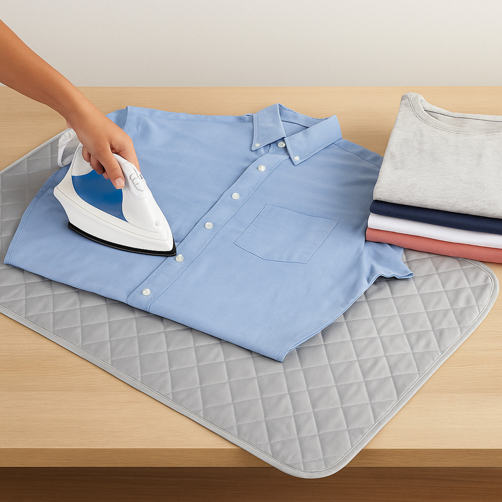 Quilted Magnetic Ironing Mat Iron Anywhere Portable Ironing Pad Ironing Board