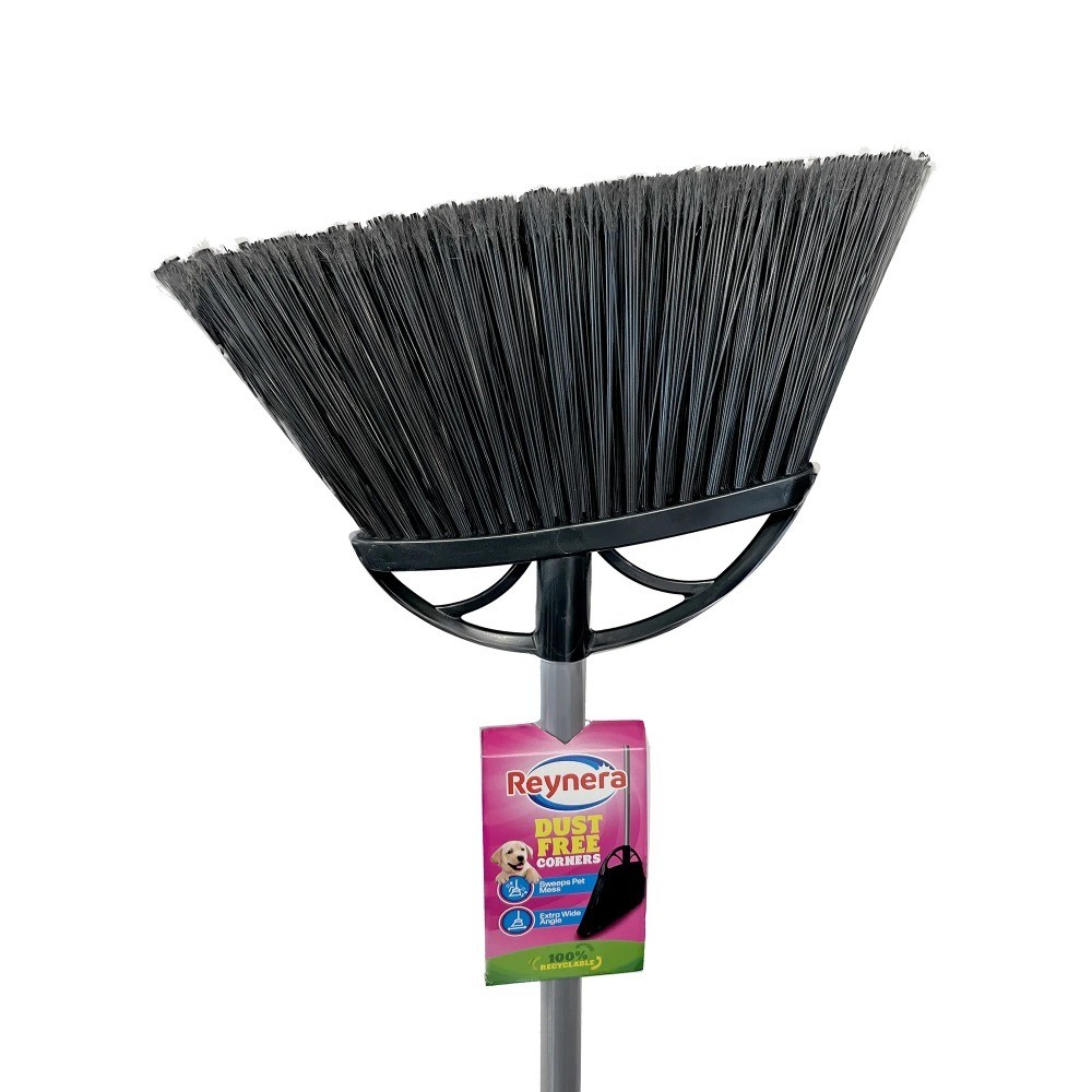 Extra Large Angle Broom 13 Inch Heavy Duty Sweeping Tool for Indoor Outdoor