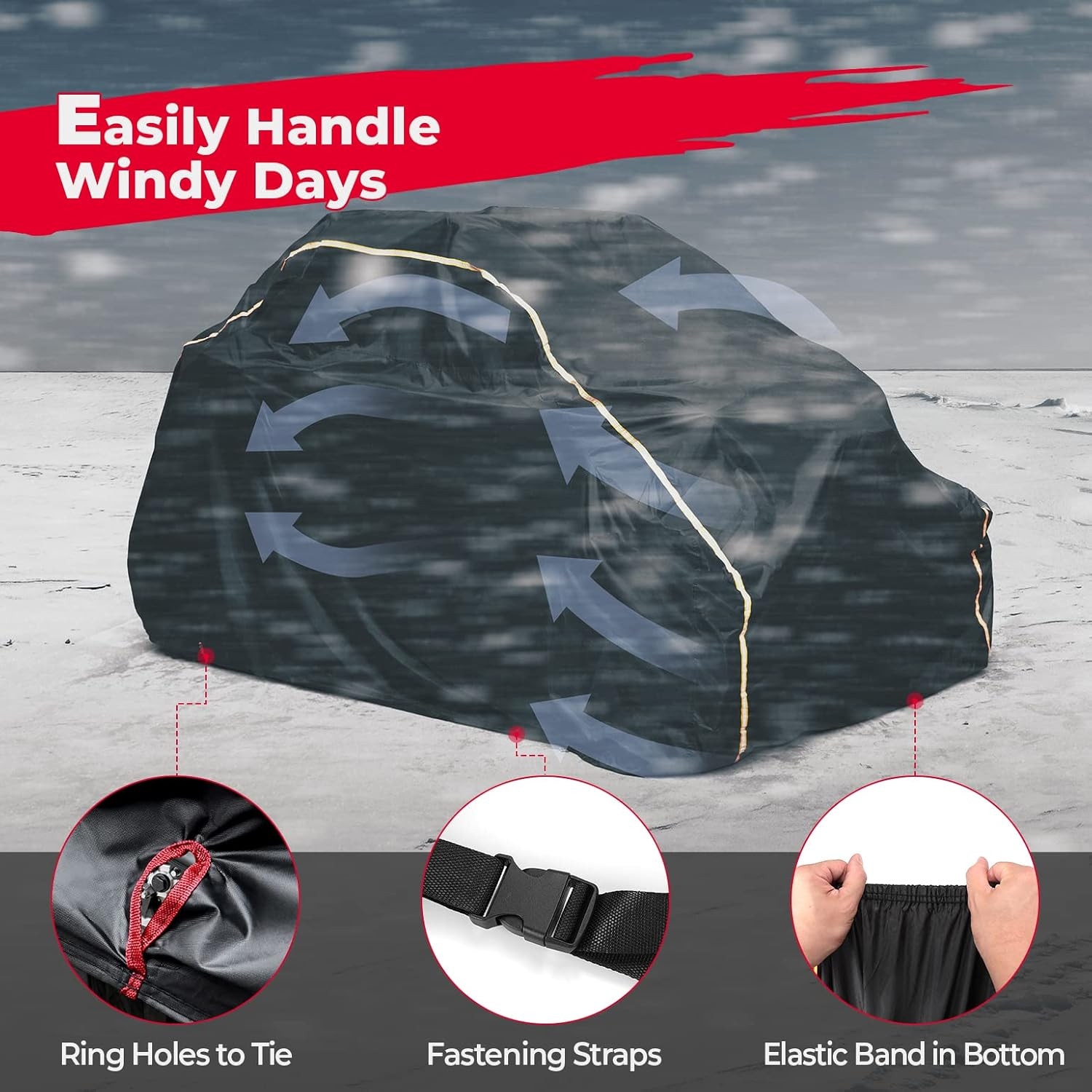 X3 Waterproof UTV Cover for Can-Am Maverick 2017-2025, 2 Seater, 134″x73
