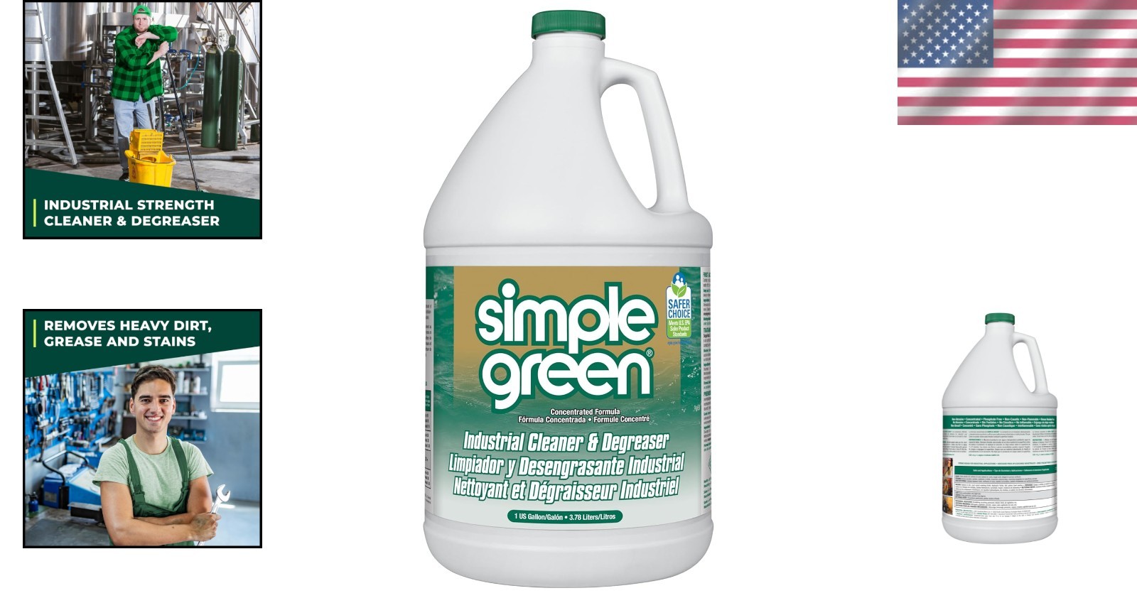 Powerful 128 Oz Industrial Cleaner & Degreaser – EPA Safer Choice Approved