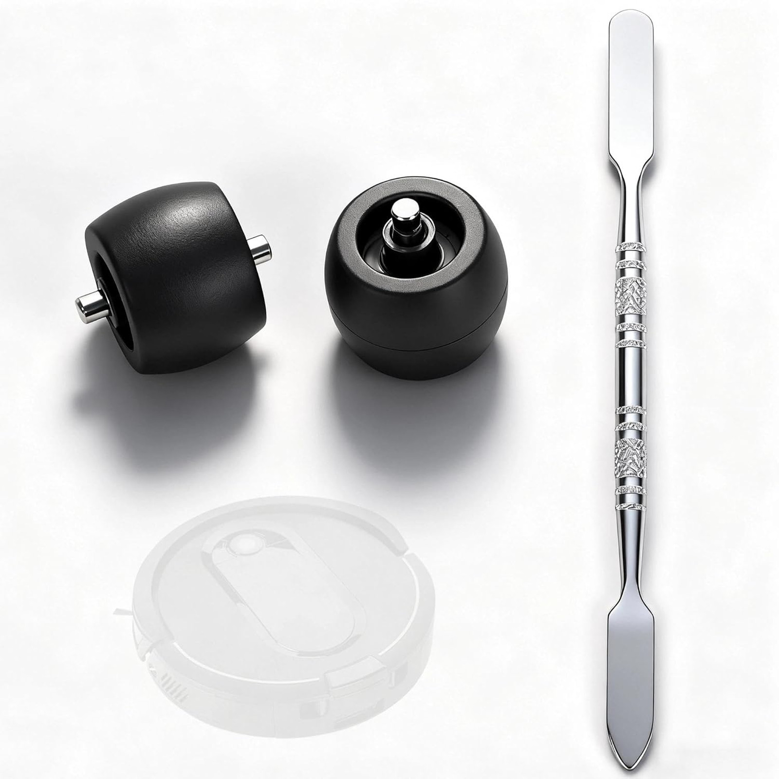 2 Pack Front Caster Wheel Compatible with Shark Robot Vacuum Replacement for AV