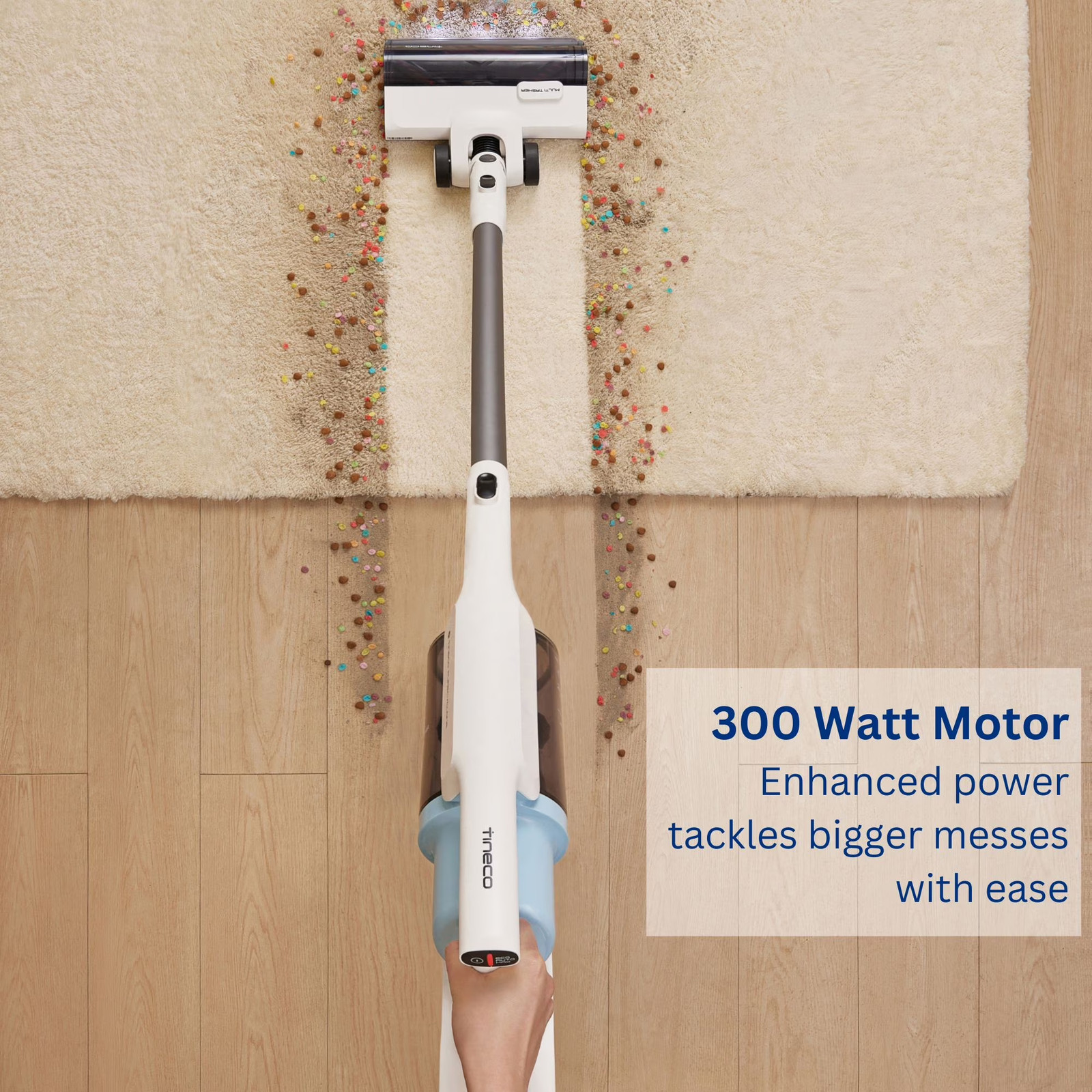 GO Cordless Stick Vacuum, 40 Min Run Time – Powder Blue (GO203)