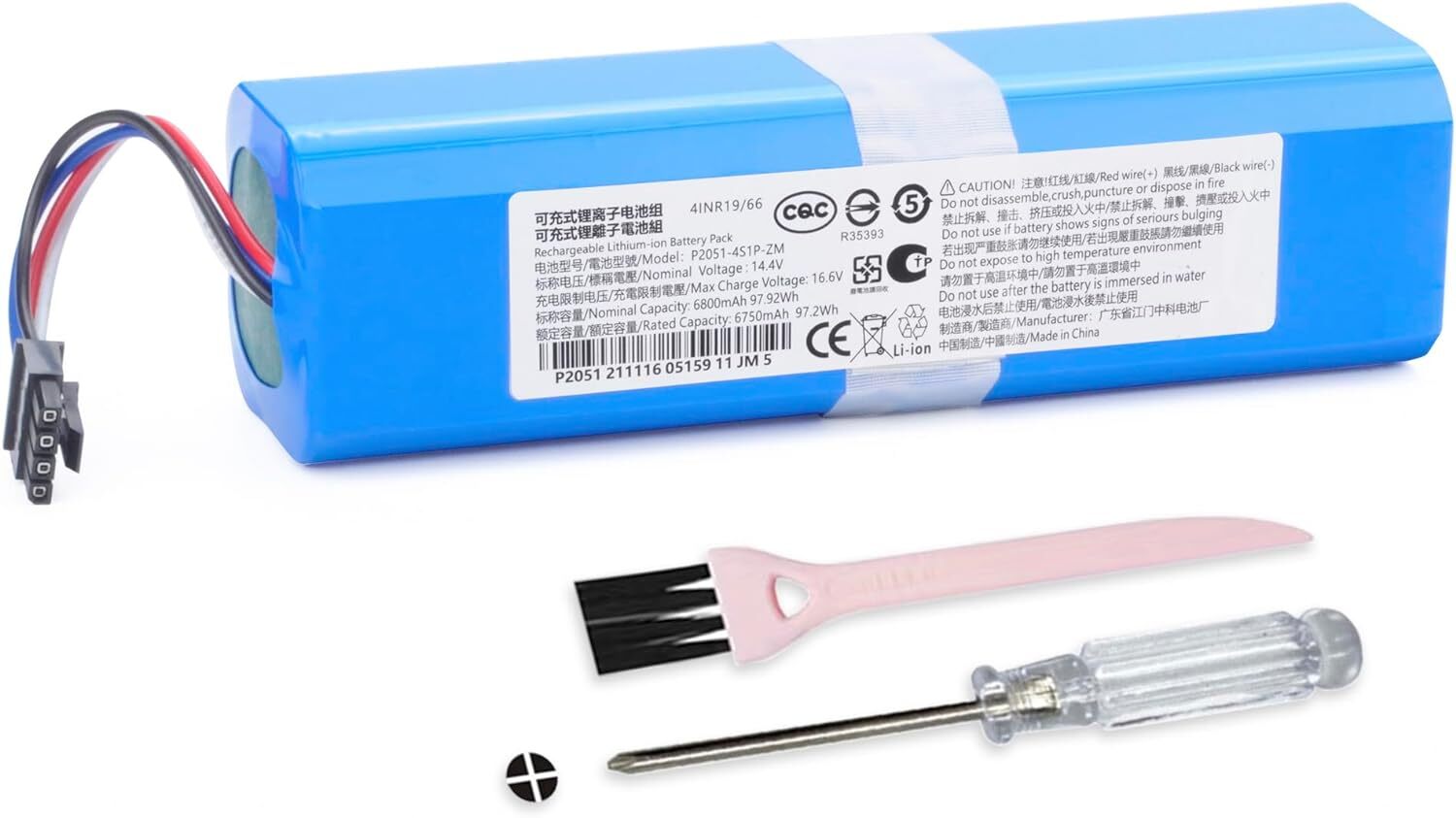 New Vacuum Battery Replacement for Eufy RoboVac L70 Hybrid L10 T2190 T2190G21