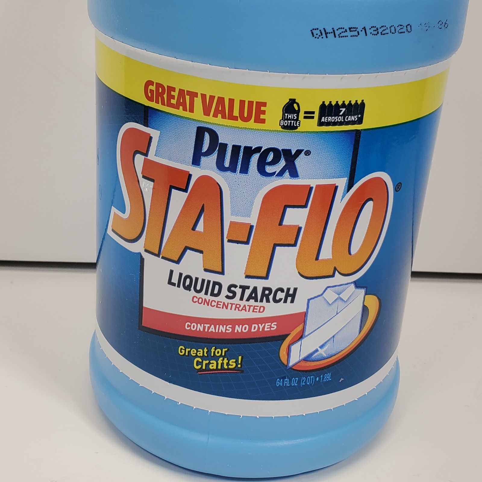 Purex Sta-Flo Liquid Starch Concentrated 64 Oz Crafts Quilting Discontinued