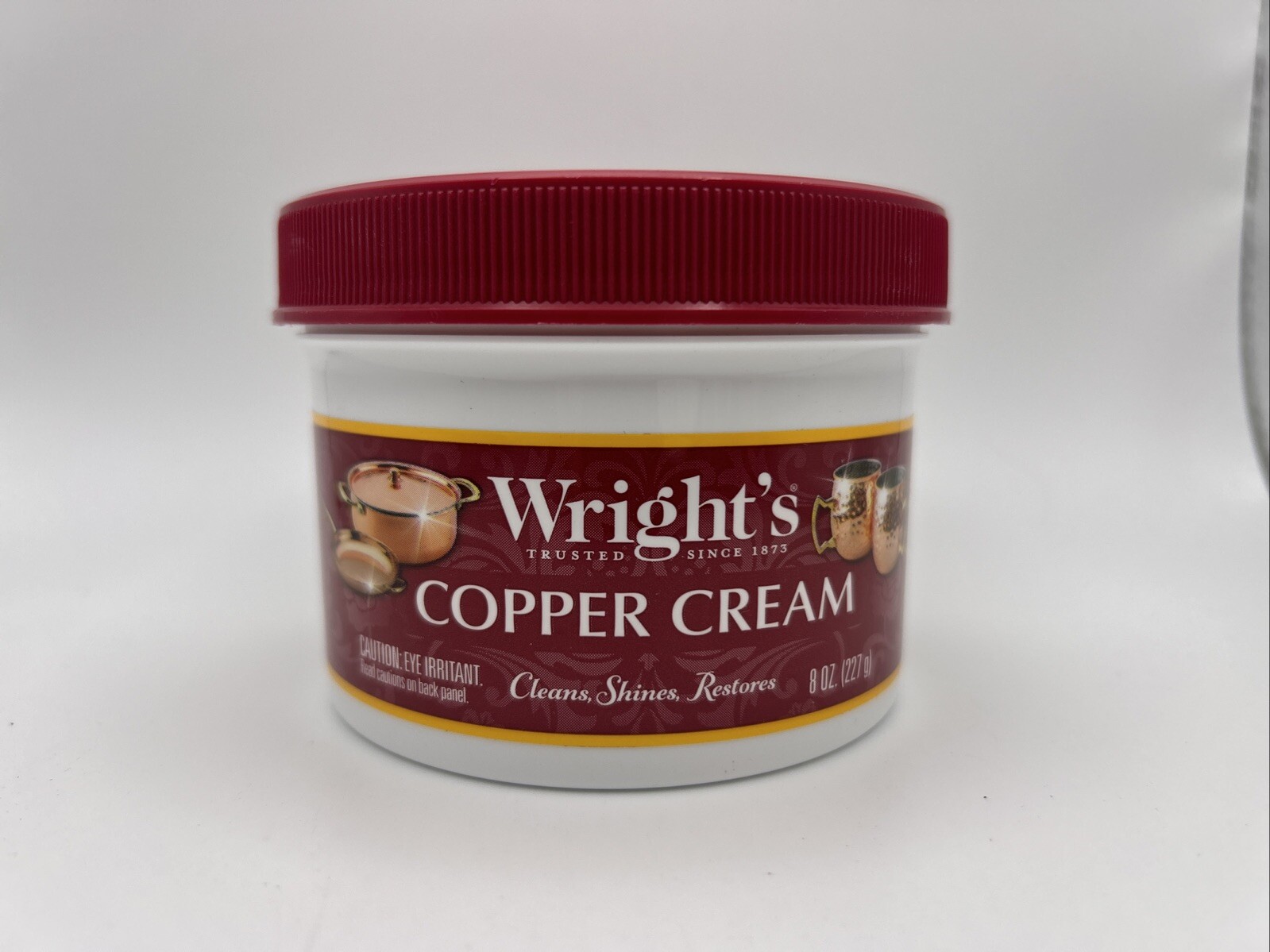 Wright’s Copper Brass Cream Cleaner – 8 Ounce – Gently Cleans and Removes Tar…