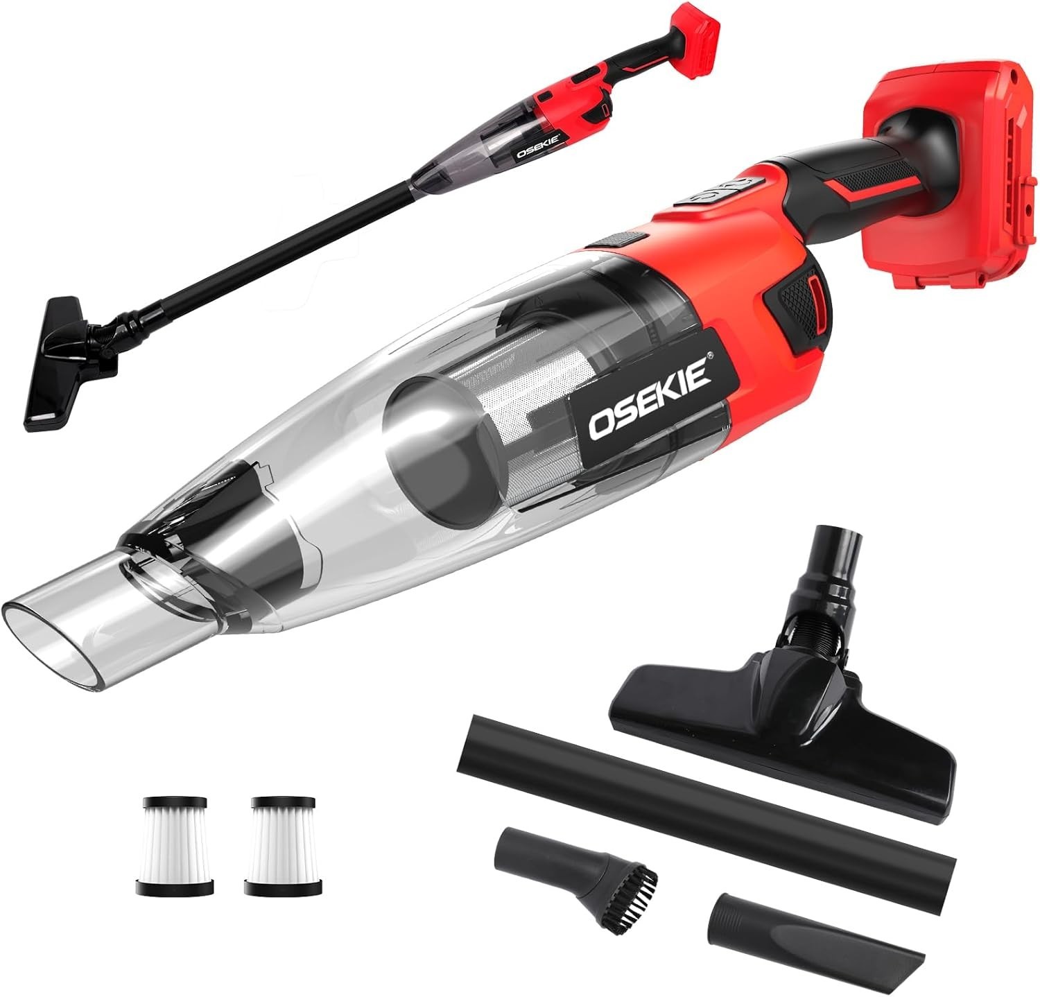 Cordless Vacuum for Milwaukee M18 Battery, 5 in 1 Handheld Electric Vacuum Cl…