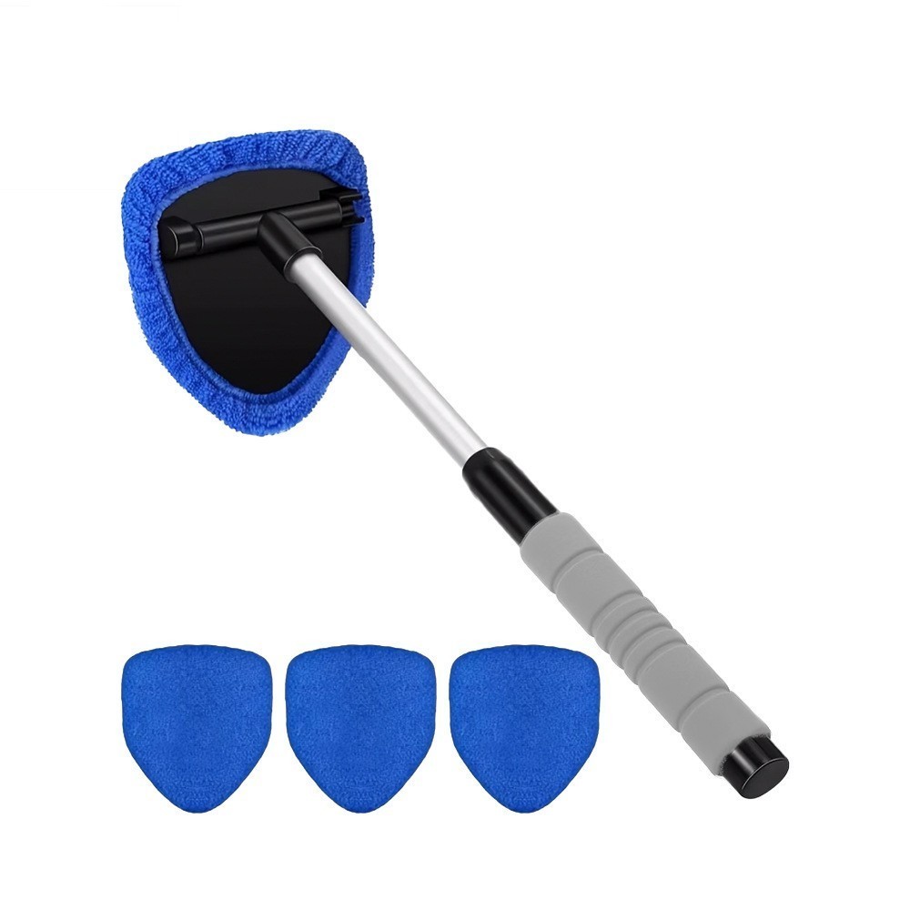 Extendable Car Window Glass Wiper Cleaner Brush Windshield Cleaning Tool Kit