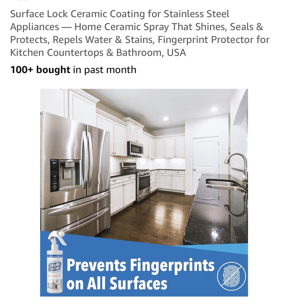 Berkland Surface Lock Ceramic Coating. Multi-Surface Home $28 value.
