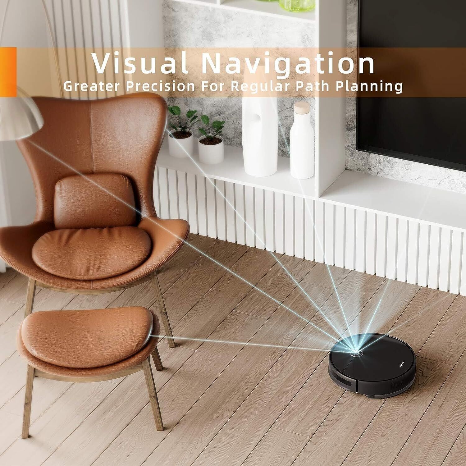 MOVA Z500 Robot Vacuum and Mop, Smart Navigation Robot Vacuum Cleaner – BLACK