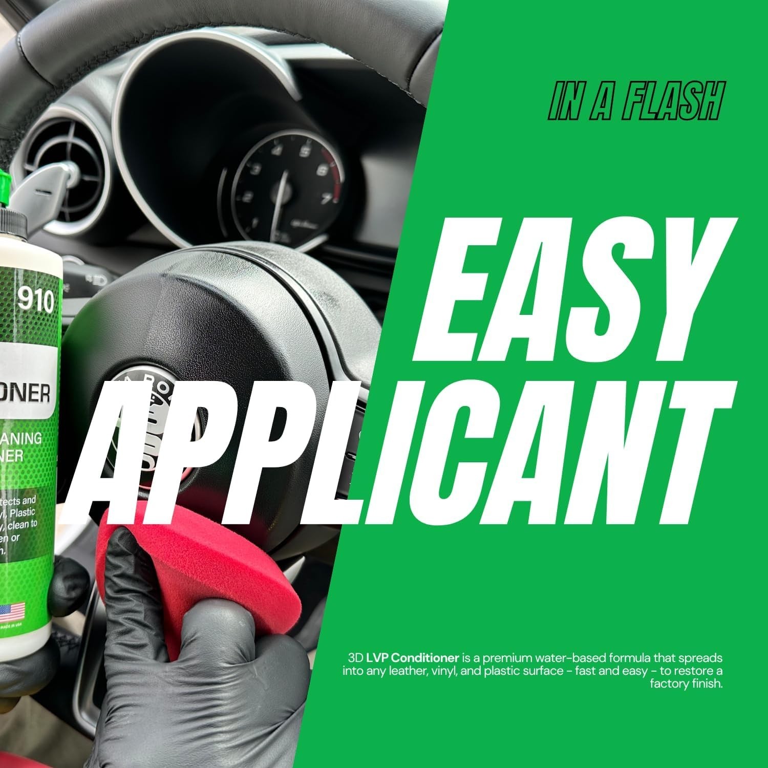 Leather, Vinyl & Plastic Conditioner | Restores, Conditions & Protects Car In…