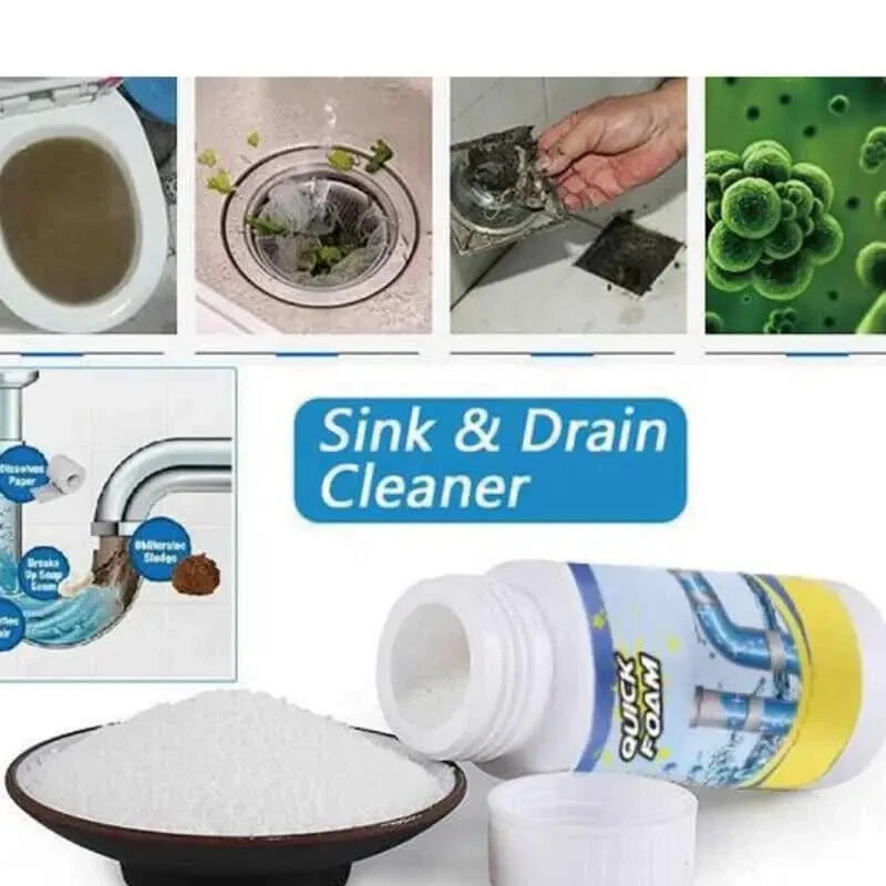 Wild Tornado Powerful Sink & Drain Cleaner High Efficiency Clog Remover & Clean