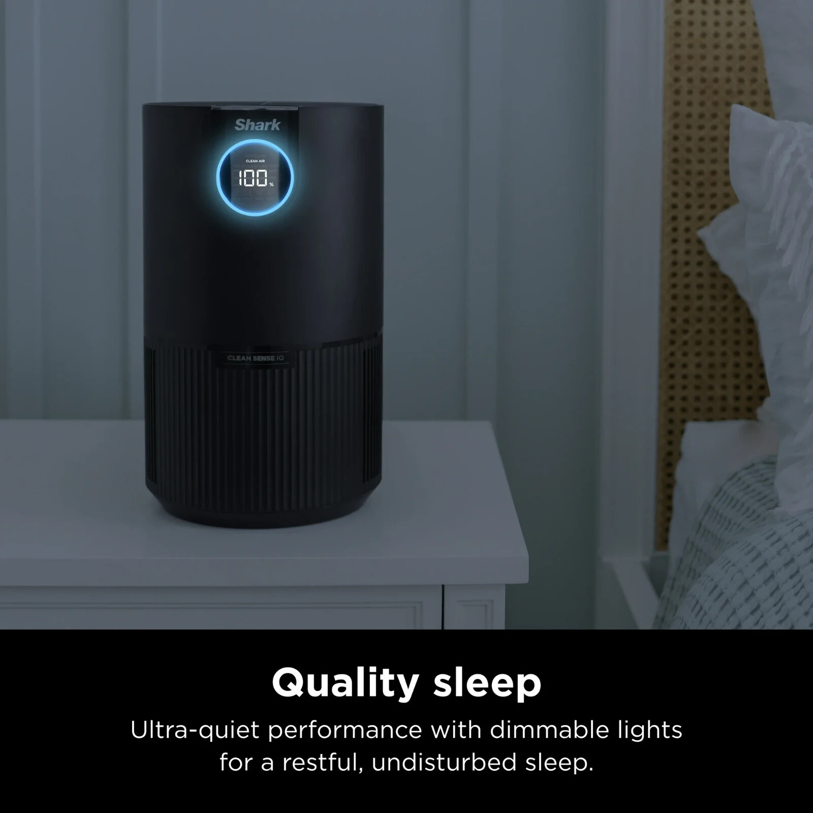 Shark HP100 Air Purifier MAX w/Nanoseal HEPA Cleansense IQ Cleans up to 500 Sq