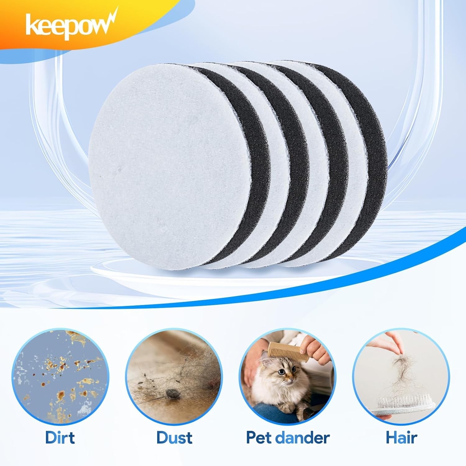 Vacuum Filters for Eureka Airspeed Compact Bagless Upright Vacuum Cleaner , ,…