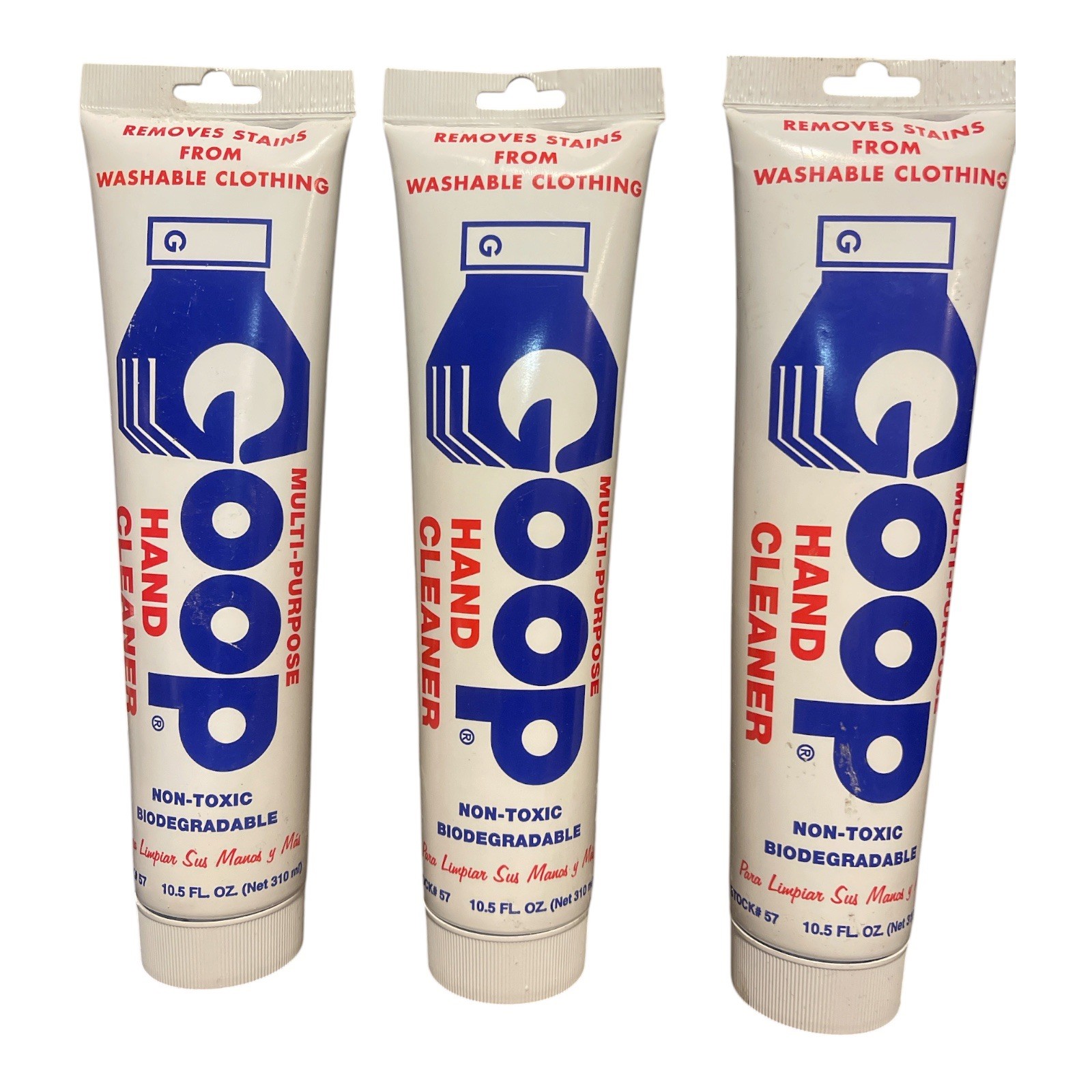 Goop Multi-Purpose Hand Cleaner 10.5 oz Lot of 3 Non-Toxic Biodegradable