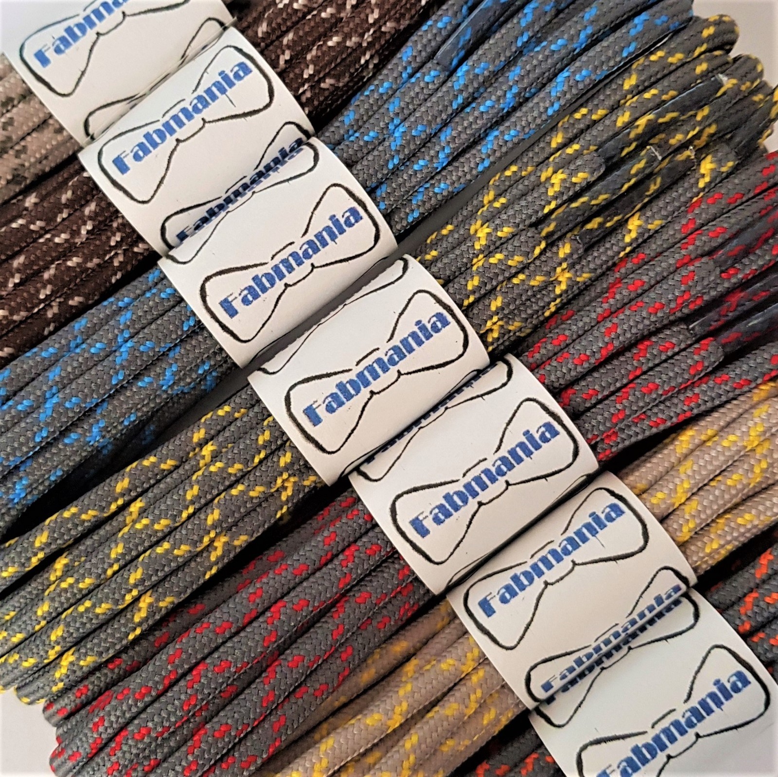 Fabmania® Laces – 3mm Round Boot Laces – Ideal for Salomon, North Face Hedgehog