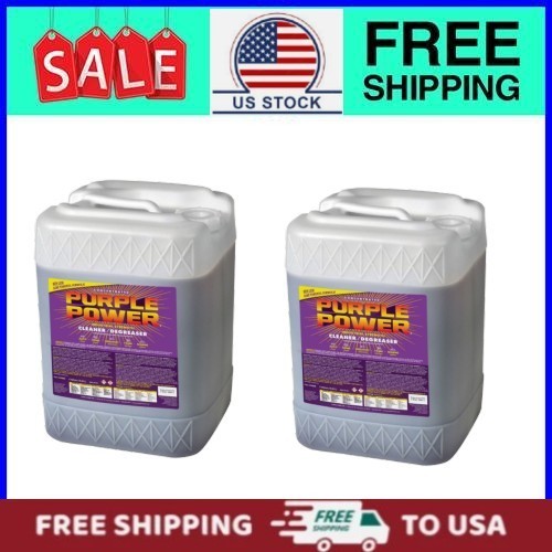 (2 pack) Purple Power Industrial Degreaser Cleaner 5 Gallons