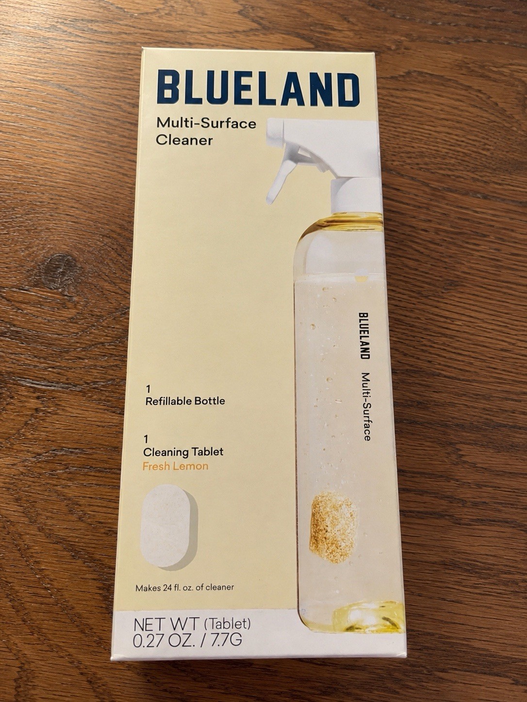 Blueland Multi Surface Cleaner Starter Kit Refillable Bottle Fresh Lemon New
