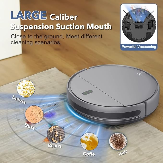 MAMNV Robot Vacuum Mop Combo WiFi/App/Alexa Robotic Vacuum – Scratch & Dent