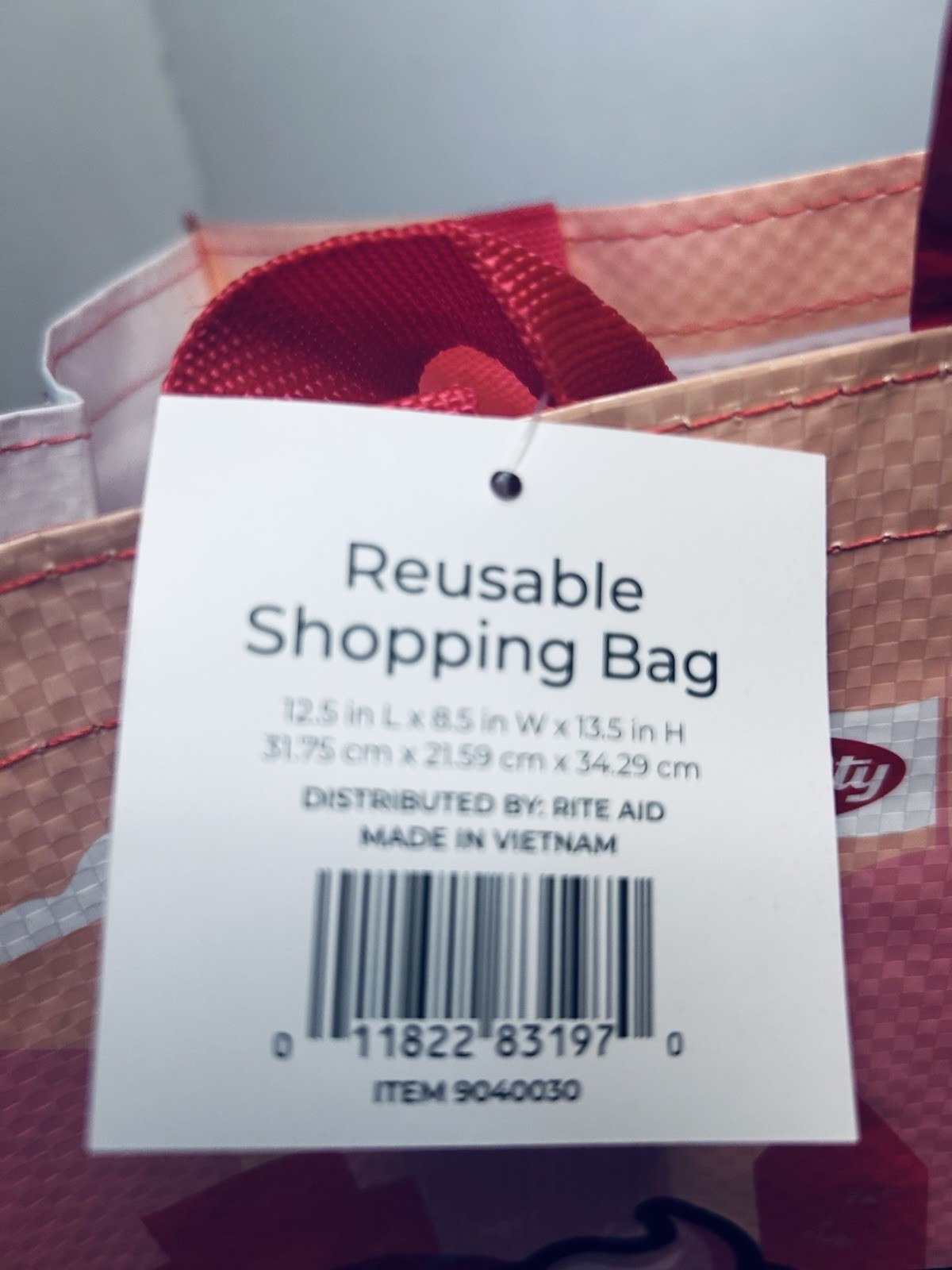 Thrifty Ice Cream Reusable 2 Sided Shopping Bag New with Tags STRONG