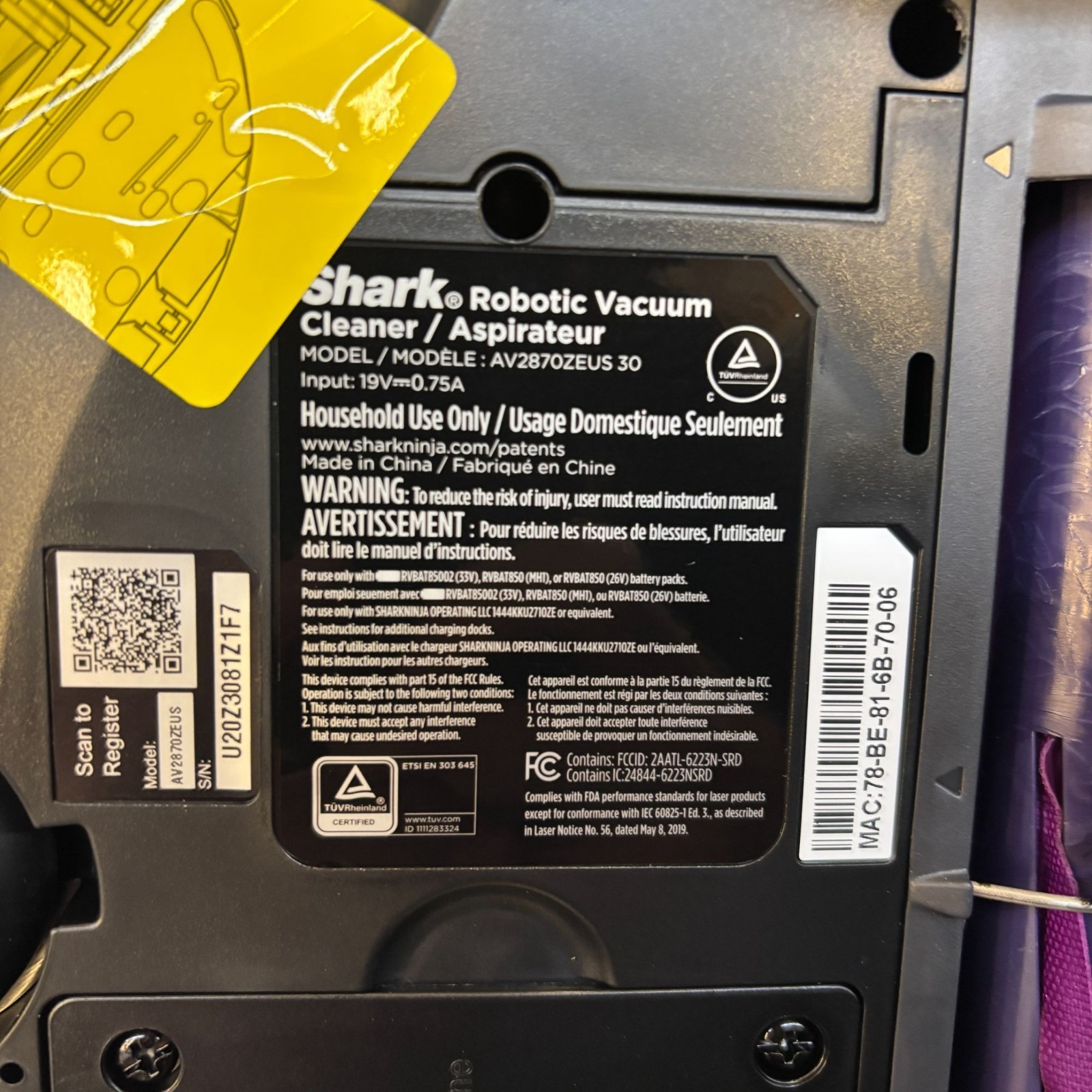 Shark Stratos Robot Vacuum and Mop
