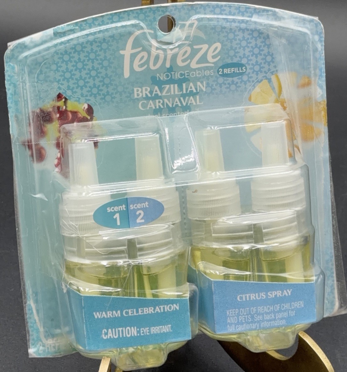 Febreze Noticeables Plug In Refill Set BRAZILIAN CARNIVAL NOS Discontinued RARE!