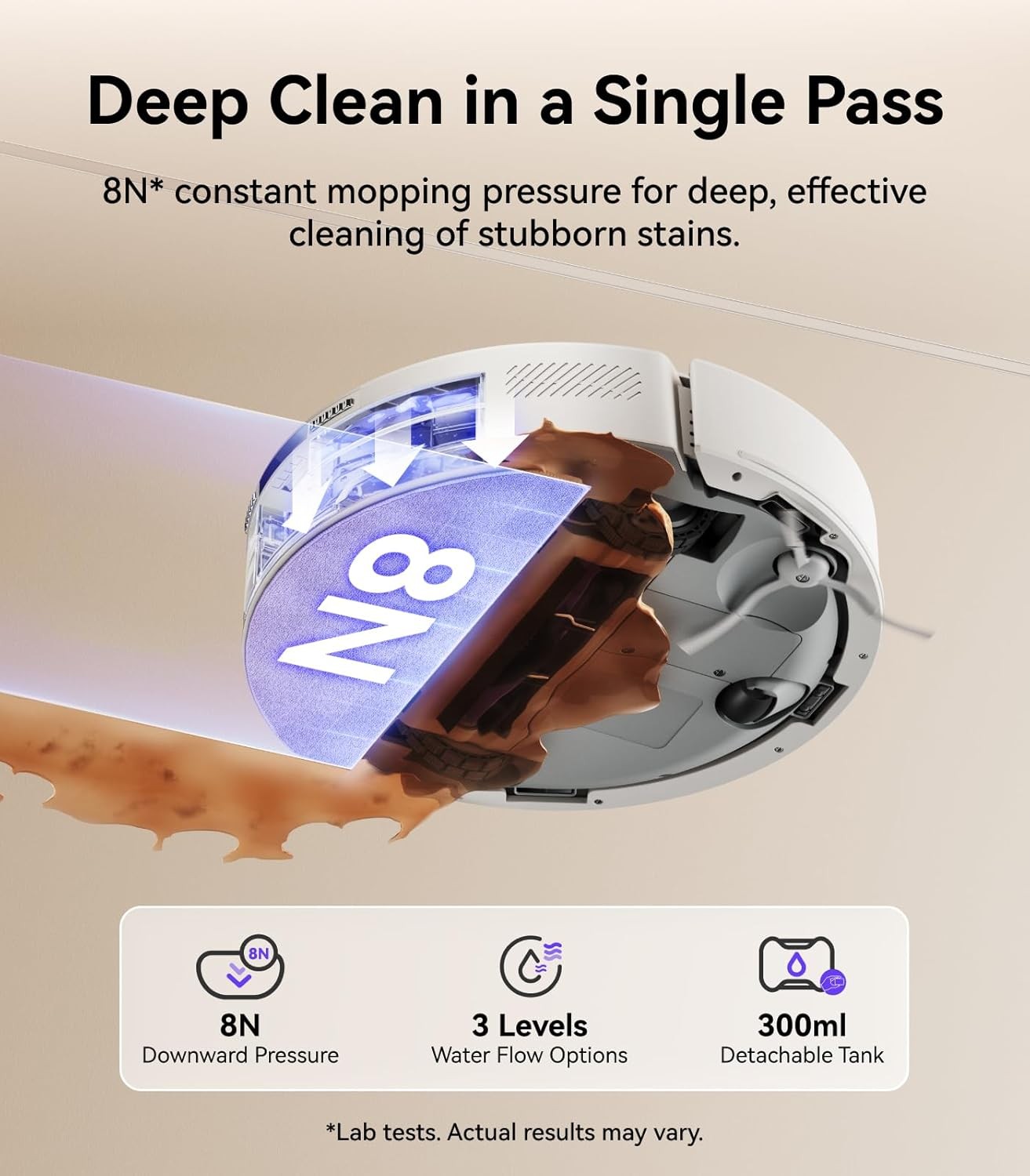 NARWAL Freo S Robot Vacuum and Mop Combo 8000Pa Self-Emptying LDS Navigation