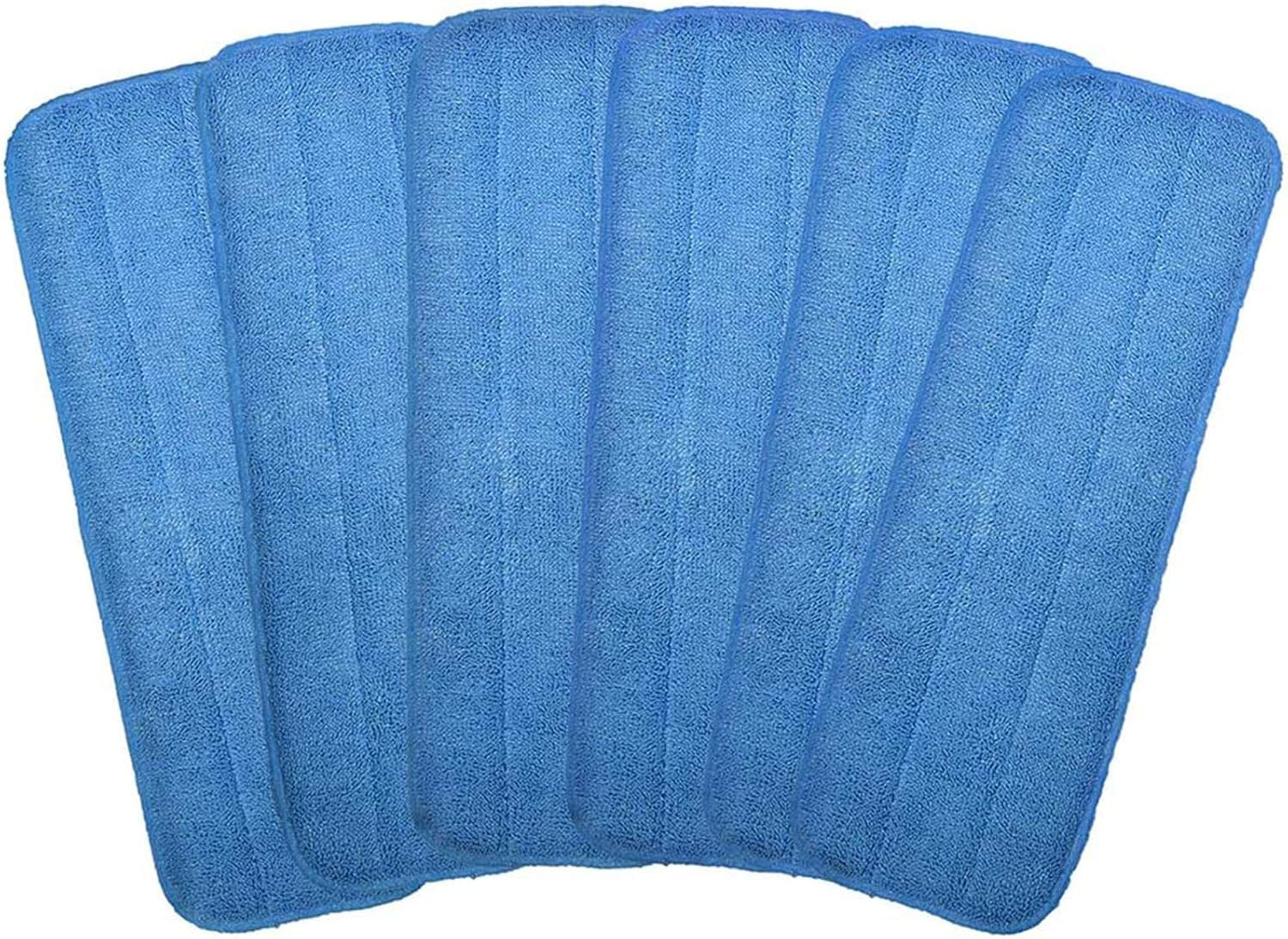 Microfiber Replacement Mop Pad, 18″ X 6″ Wet & Dry Home & Commercial Cleaning Re