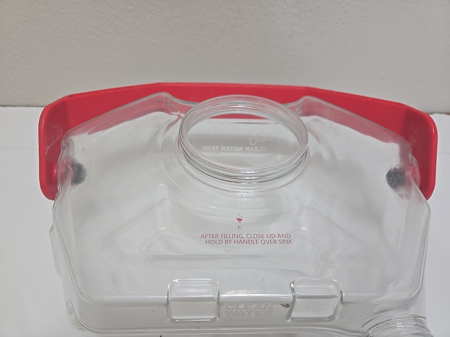 Rug Doctor Deep Carpet Cleaner DCC-1 CLEAN WATER TANK & HANDLE NO CAPS OEM 93277