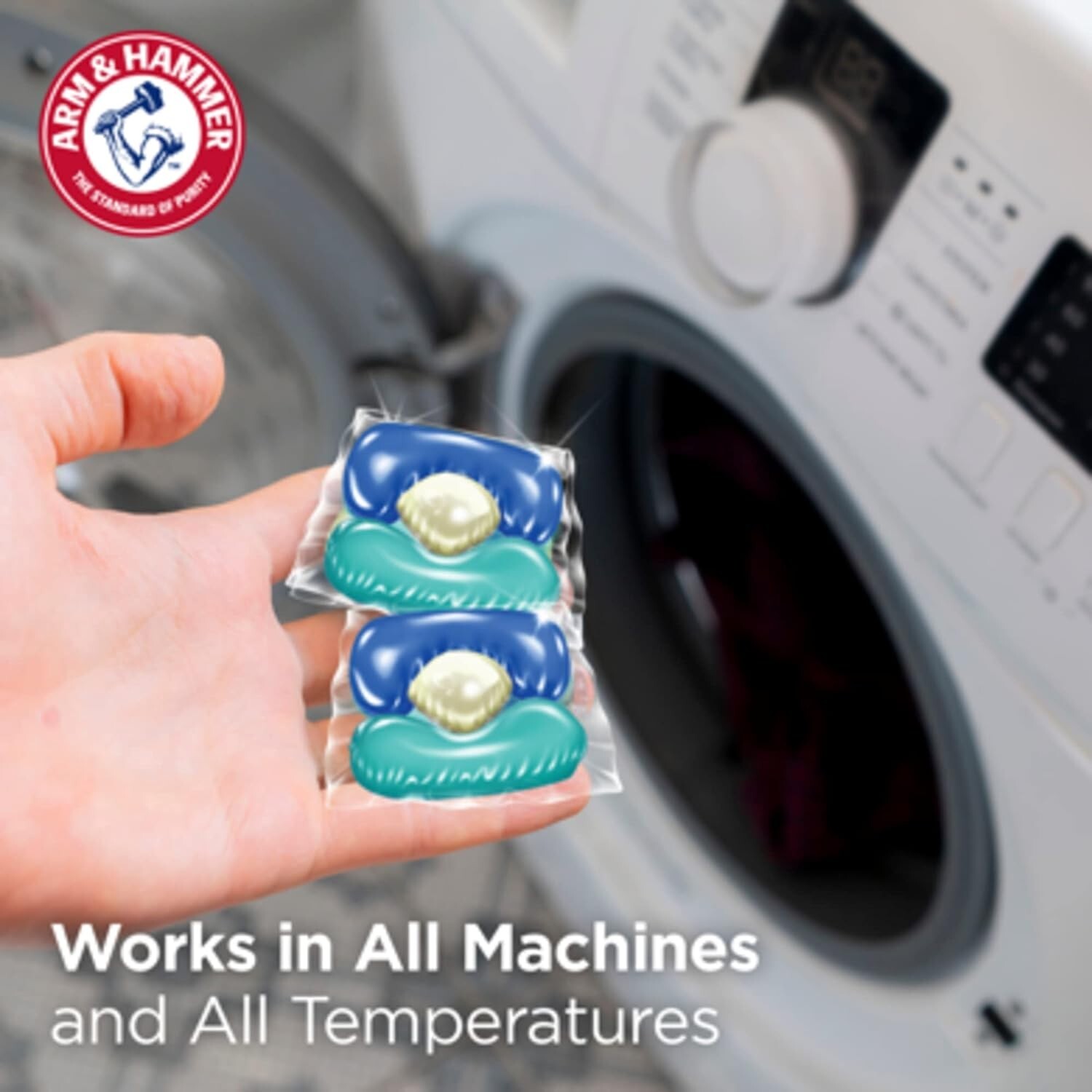 Arm & Hammer Clean Burst 5-in-1 Laundry Detergent Power Paks, 42 Count