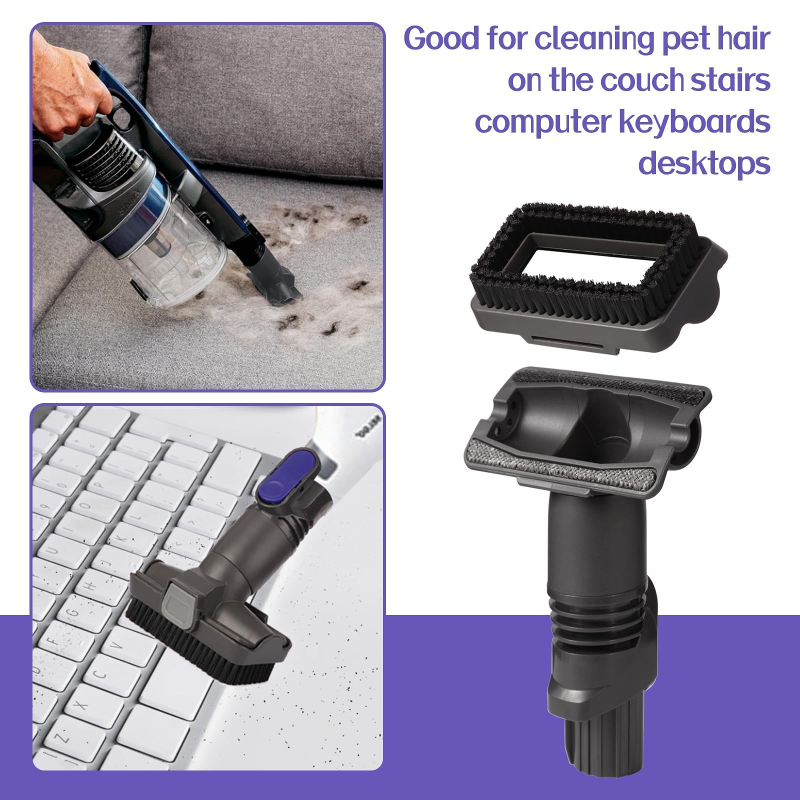 Vacuum Attachments Compatible with Shark Pet Cordless Stick IX141 IZ162H IZ36…