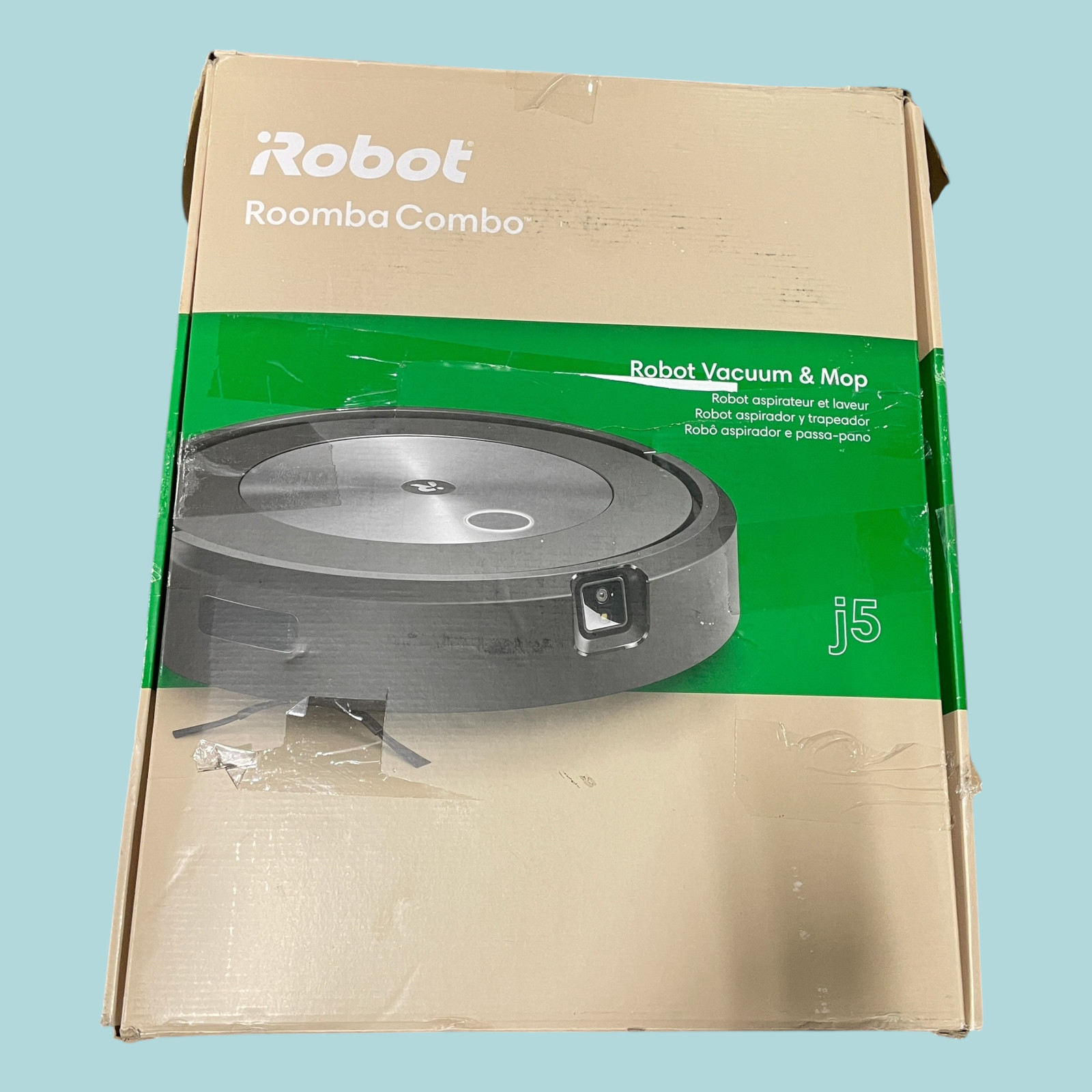 iRobot Roomba Combo j5 Robot Vacuum w/ Interchangeable Mop bin /Graphite #U0671