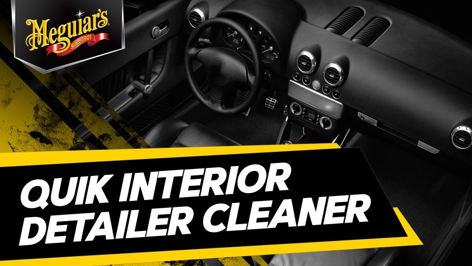 Meguiar’s Quik Interior Detailer Cleaner 16oz – All Surface Car Cleaner Spray