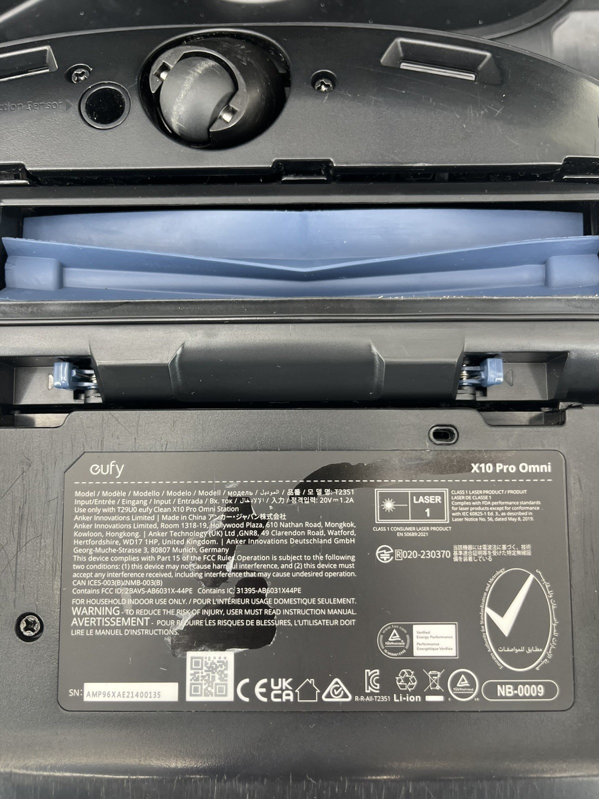 eufy X10 Pro Omni Robot Vacuum Dual Mops Wash&Dry 8000Pa Self Emptying