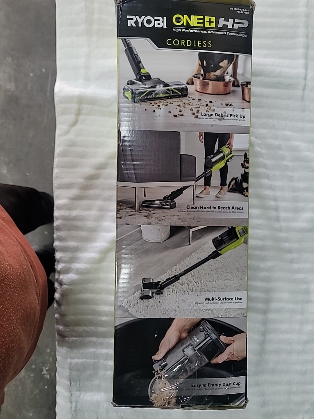 Ryobi HP18V Wireless Brushless Stick Vacuum Slightly used NO Battery Charger